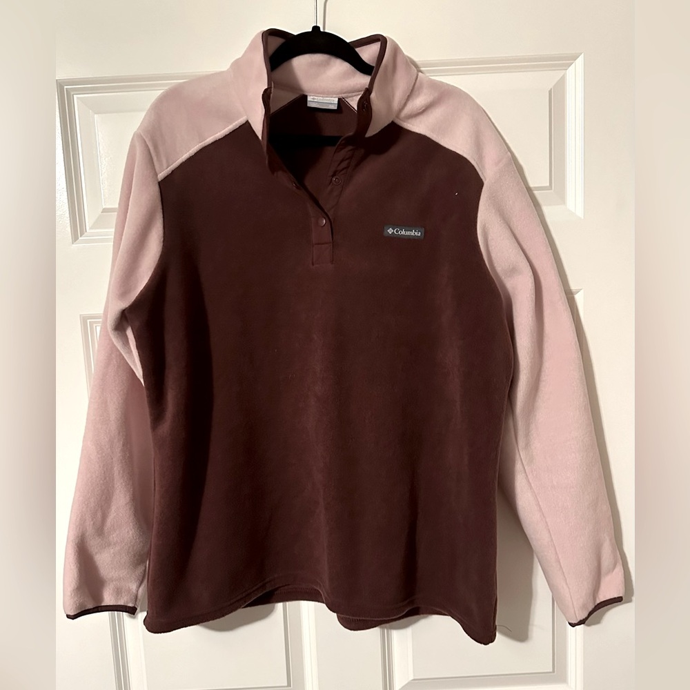 Columbia fleece pull over